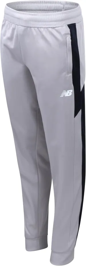New Balance Boys Sweatpants - Stretch Performance Tricot Activewear Boys Joggers Athletic Pants with Zip Pockets (Size: 8-20)