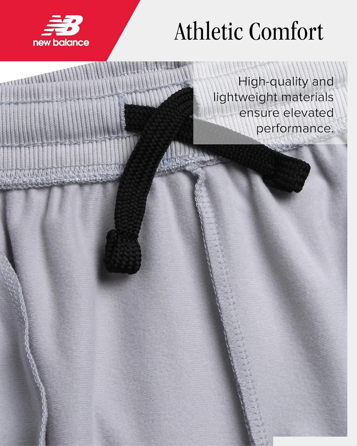 New Balance Boys Sweatpants - Stretch Performance Tricot Activewear Boys Joggers Athletic Pants with Zip Pockets (Size: 8-20)