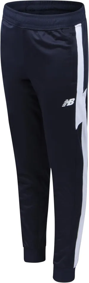 New Balance Boys Sweatpants - Stretch Performance Tricot Activewear Boys Joggers Athletic Pants with Zip Pockets (Size: 8-20)