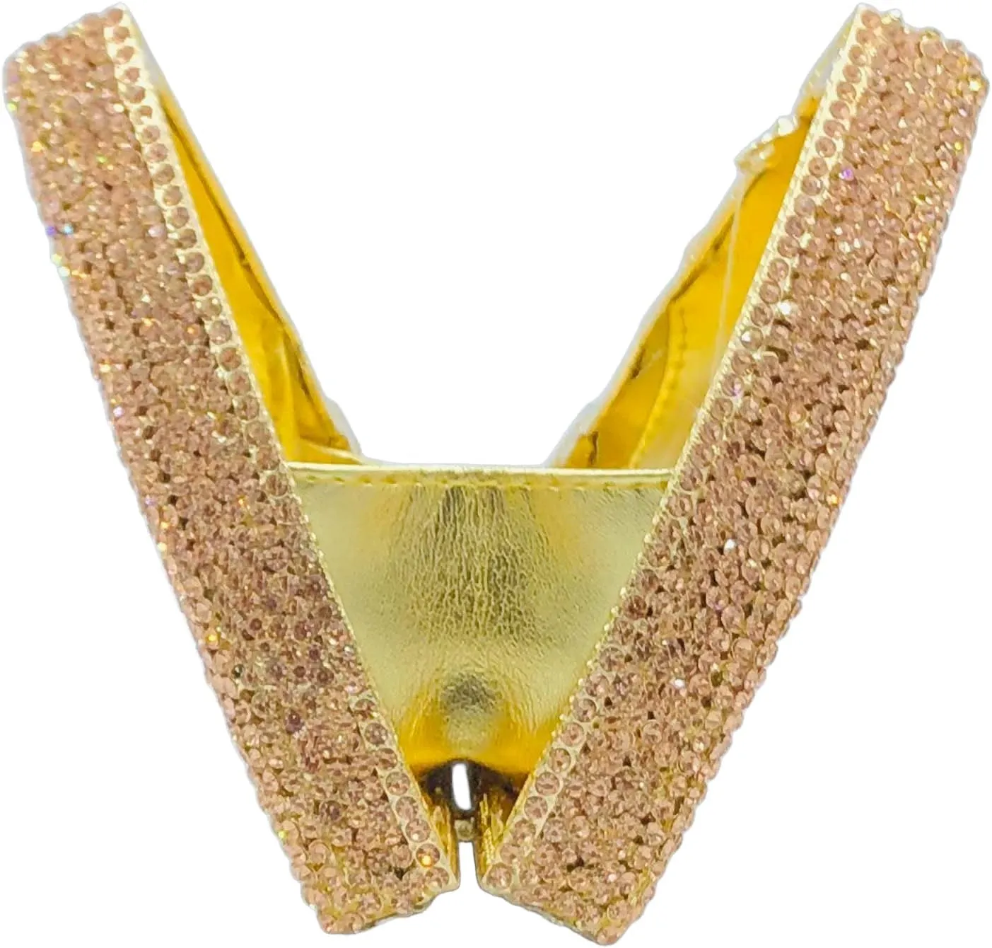 Novelty 3D Pizza Shape Women Crystal Clutch Evening Bag Party Prom Dinner Rhinestone Clutch Purses and Handbags,Mini