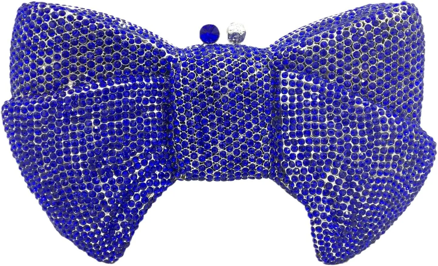Novelty Bow Crystal Clutch Bag Women Designer Evening Handbags Bridal Party Rhinestone Clutch Purse Prom Bag,Small