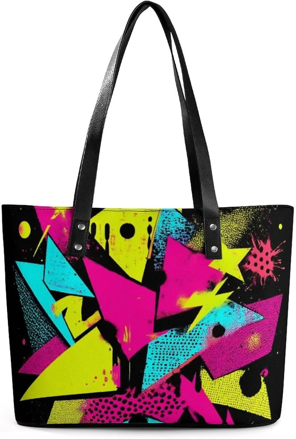 Novelty Handbag for Adults, Women's Large Capacity Tote Bag Laptop Bags with Compartment for Business