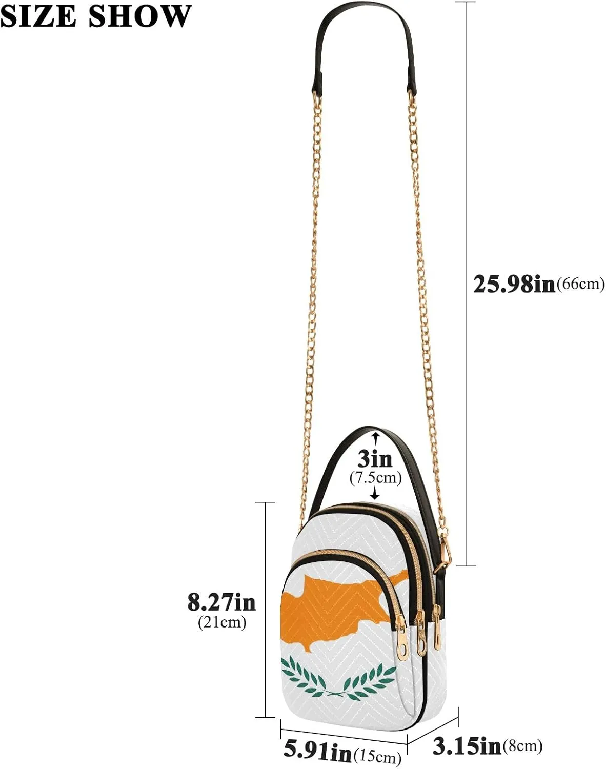 ODAWA Comoros National Flag Crossbody for Women Bag Small Crossbody Sling Bags for Women Soft Crossbody Bags for Women