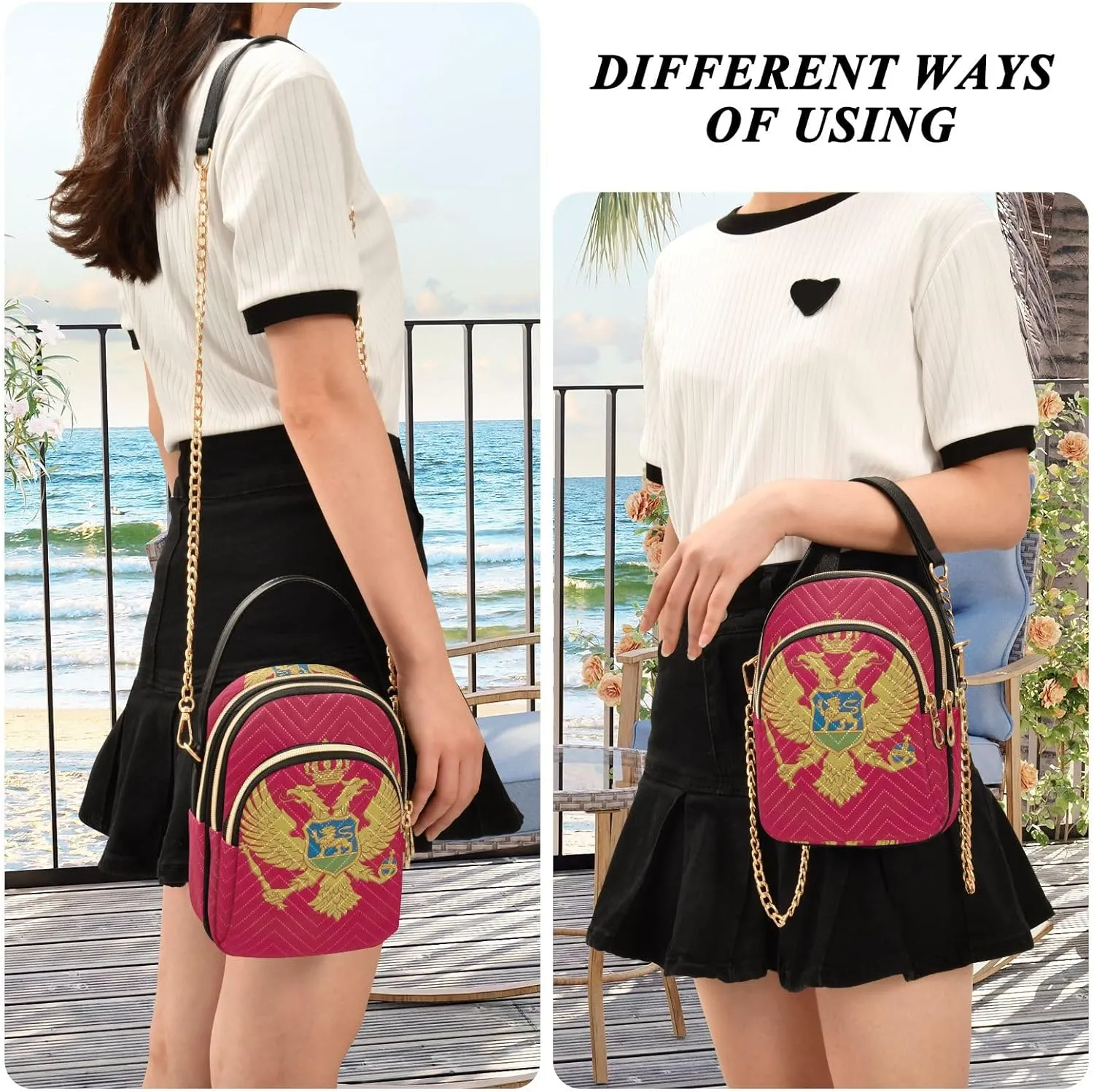 ODAWA Nigeria Flag Women Crossbody Bags - Fashion Crossbody Bags for Women - Crossbody Bags for Women Travel