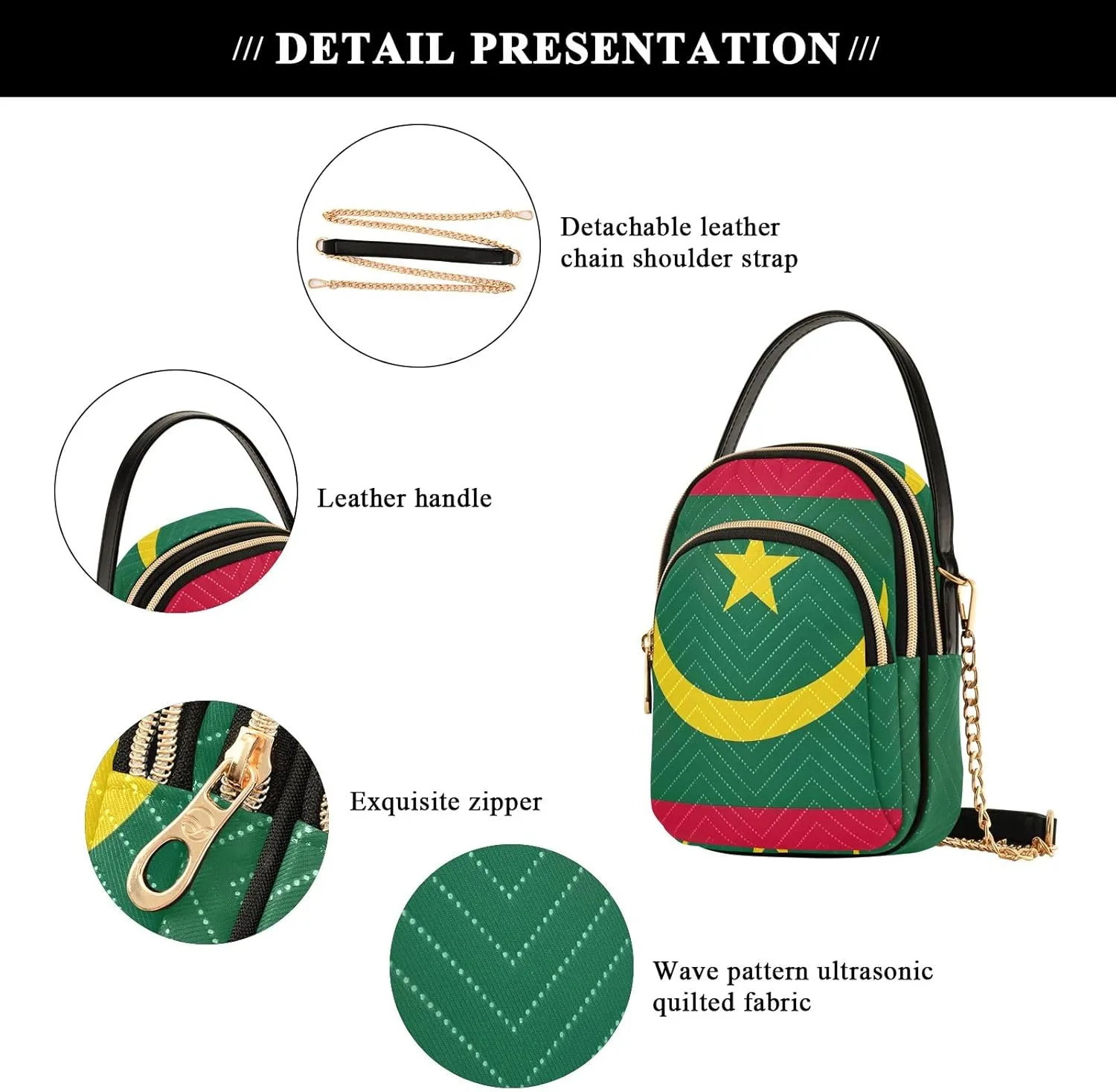 ODAWA Nigeria Flag Women Crossbody Bags - Fashion Crossbody Bags for Women - Crossbody Bags for Women Travel