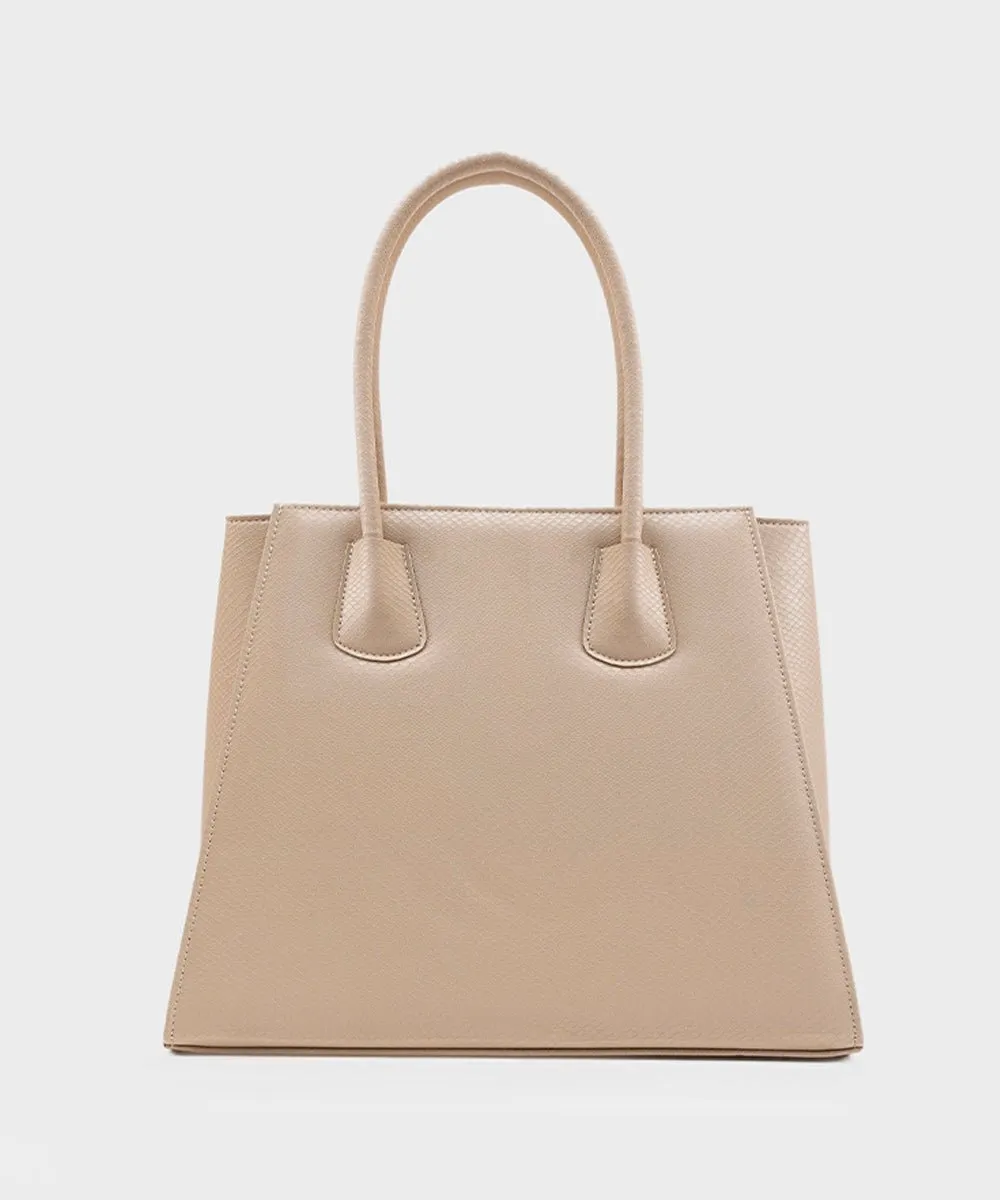 Off White Tote Bag