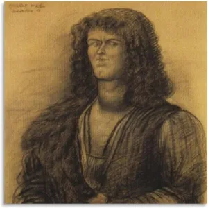 Oswalt Krell (Last Post) Fernando Botero Poster Wall Art Picture Painting Poster Canvas Print Posters Artworks Bedroom Living Room Decor 16x16inch(40x40cm)