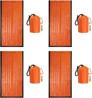 Outdoor Emergency Survivals Sleeping Bag,2025 New Waterproof Sleeping Bag 4.7 "x 2.36" Can Expand to 84.6X 35.4 Inch, Pocket Size Emergency Sleeping Bags for Survivals for Camping Hiking
