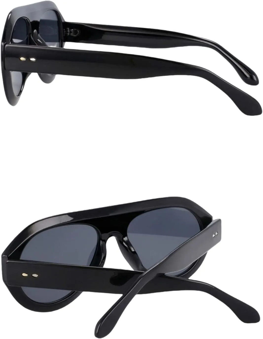 Oversized Sunglasses Fashion Men Women Goggle Shades Uv400 Vintage Glasses
