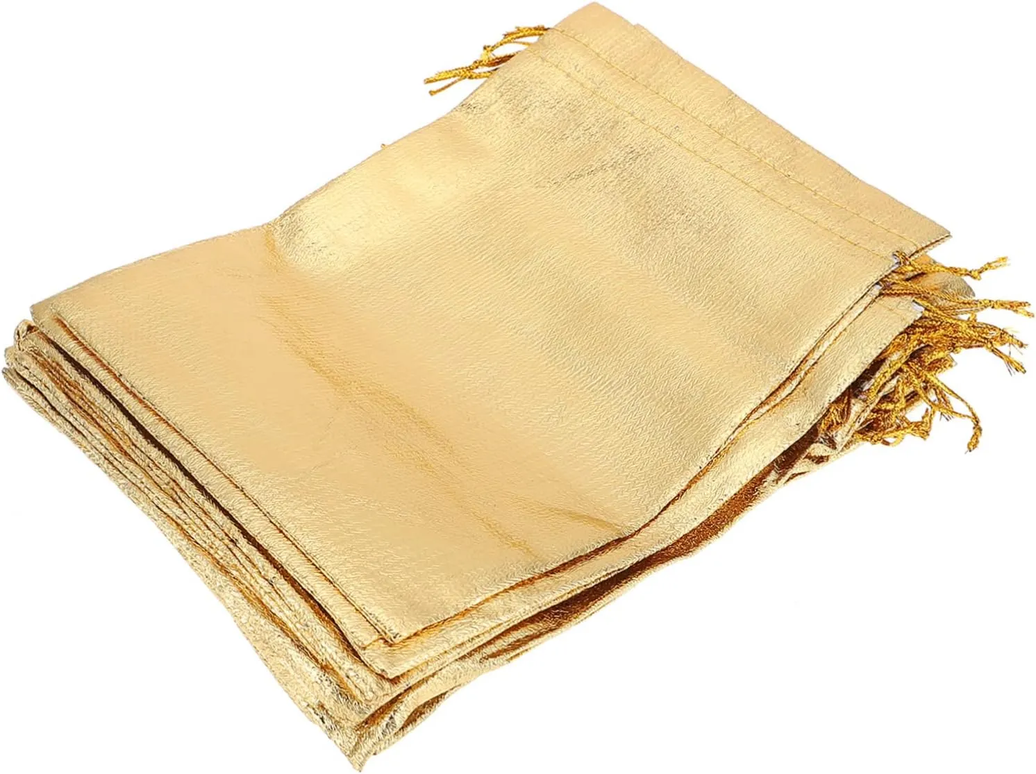 PACKOVE 50pcs Chic Jewelry Storage Bags Small Drawstring Packing Bags Multifunctional Reusable