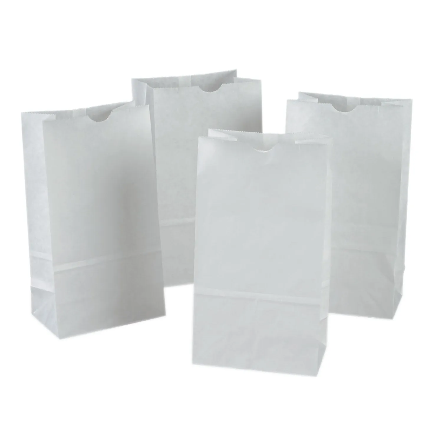 Pacon Rainbow® Kraft Bags 6x11, White, 50 Count