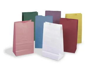 Pacon Rainbow® Kraft Bags, Pastel