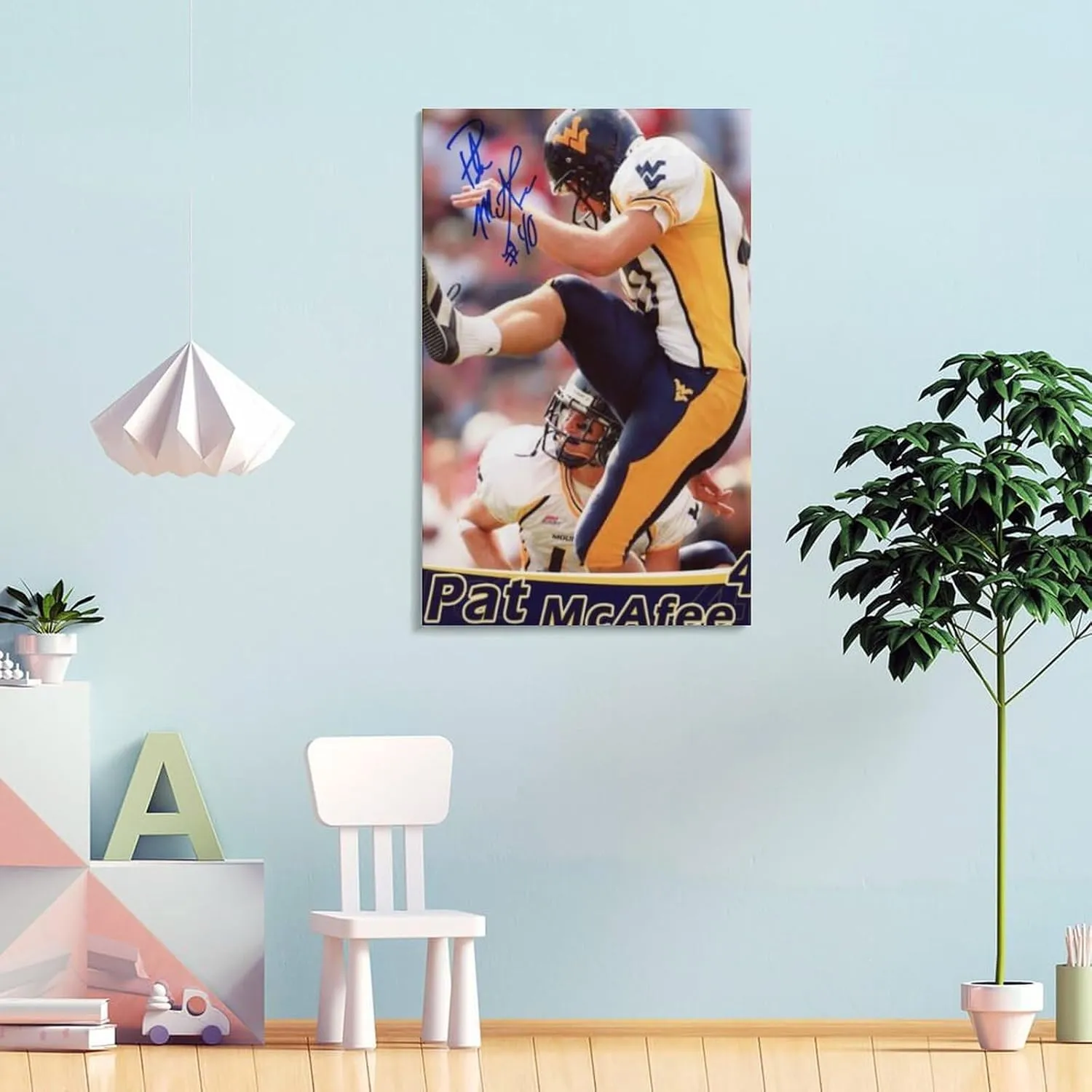 Pat McAfee Poster Room Aesthetic Poster Print Art Wall Painting Canvas Posters Modern Bedroom Decor 20x30inch(50x75cm)