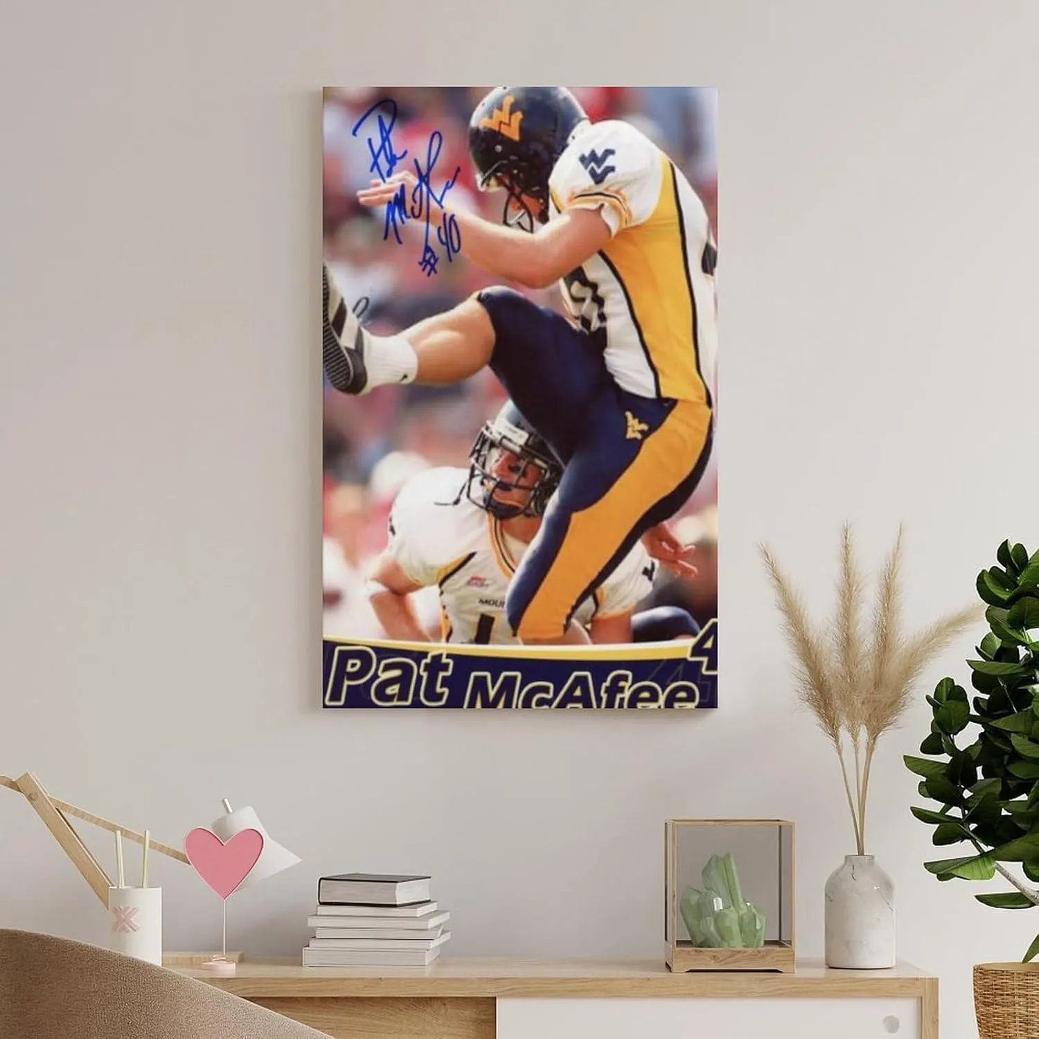 Pat McAfee Poster Room Aesthetic Poster Print Art Wall Painting Canvas Posters Modern Bedroom Decor 20x30inch(50x75cm)