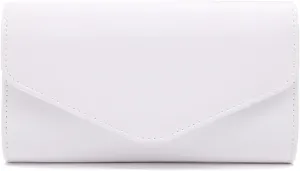 Patent Leather Envelope Clutch Purse Shiny Shoulder Bag Candy Chain Evening Bag Elegant Handbag