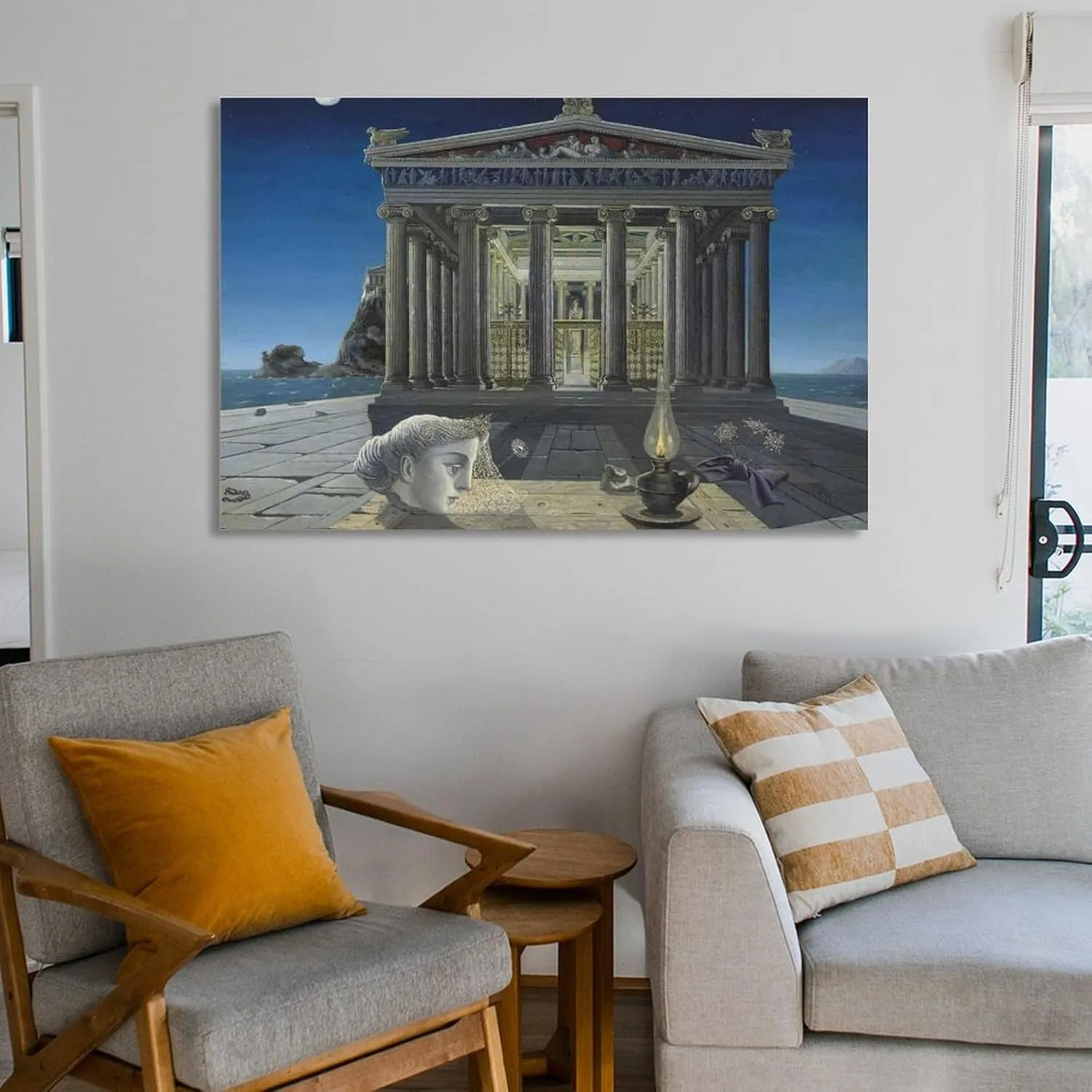 Paul Delvaux Poster Symbolist Painter Surrealist Painter (10) Gifts Canvas Painting Poster Wall Art Decorative Picture Prints Modern Decor Framed-unframed 16x24inch(40x60cm)