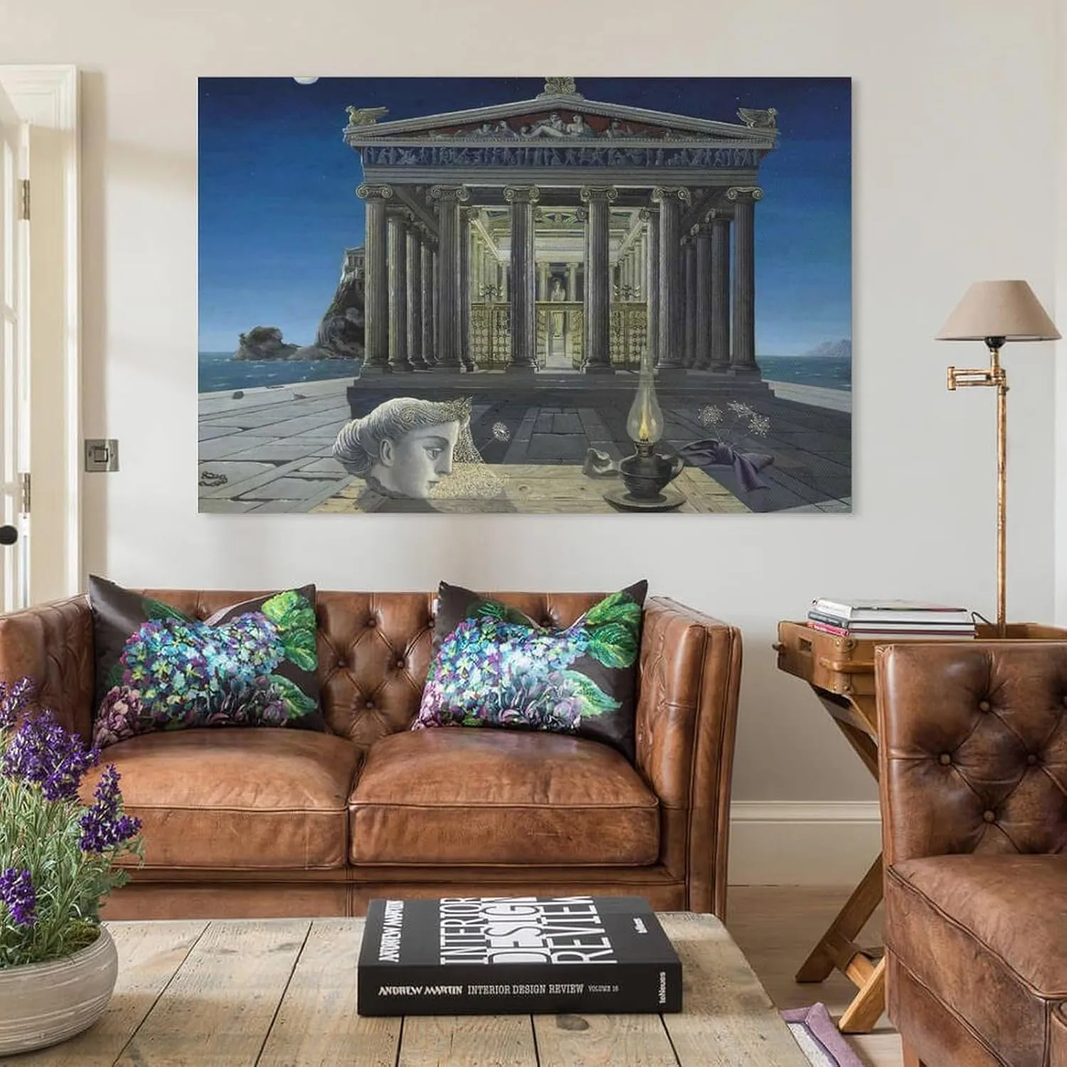 Paul Delvaux Poster Symbolist Painter Surrealist Painter (10) Gifts Canvas Painting Poster Wall Art Decorative Picture Prints Modern Decor Framed-unframed 16x24inch(40x60cm)