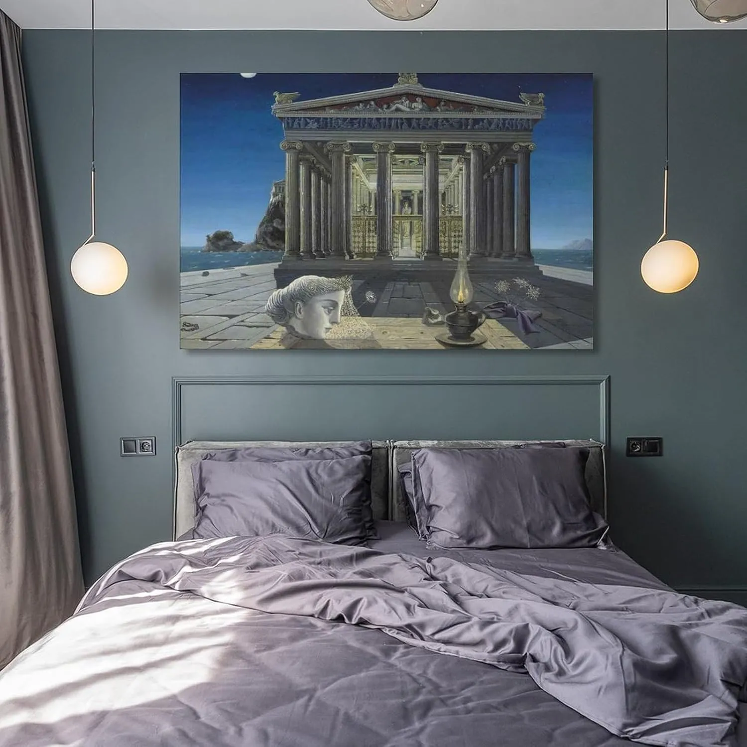 Paul Delvaux Poster Symbolist Painter Surrealist Painter (10) Gifts Canvas Painting Poster Wall Art Decorative Picture Prints Modern Decor Framed-unframed 16x24inch(40x60cm)
