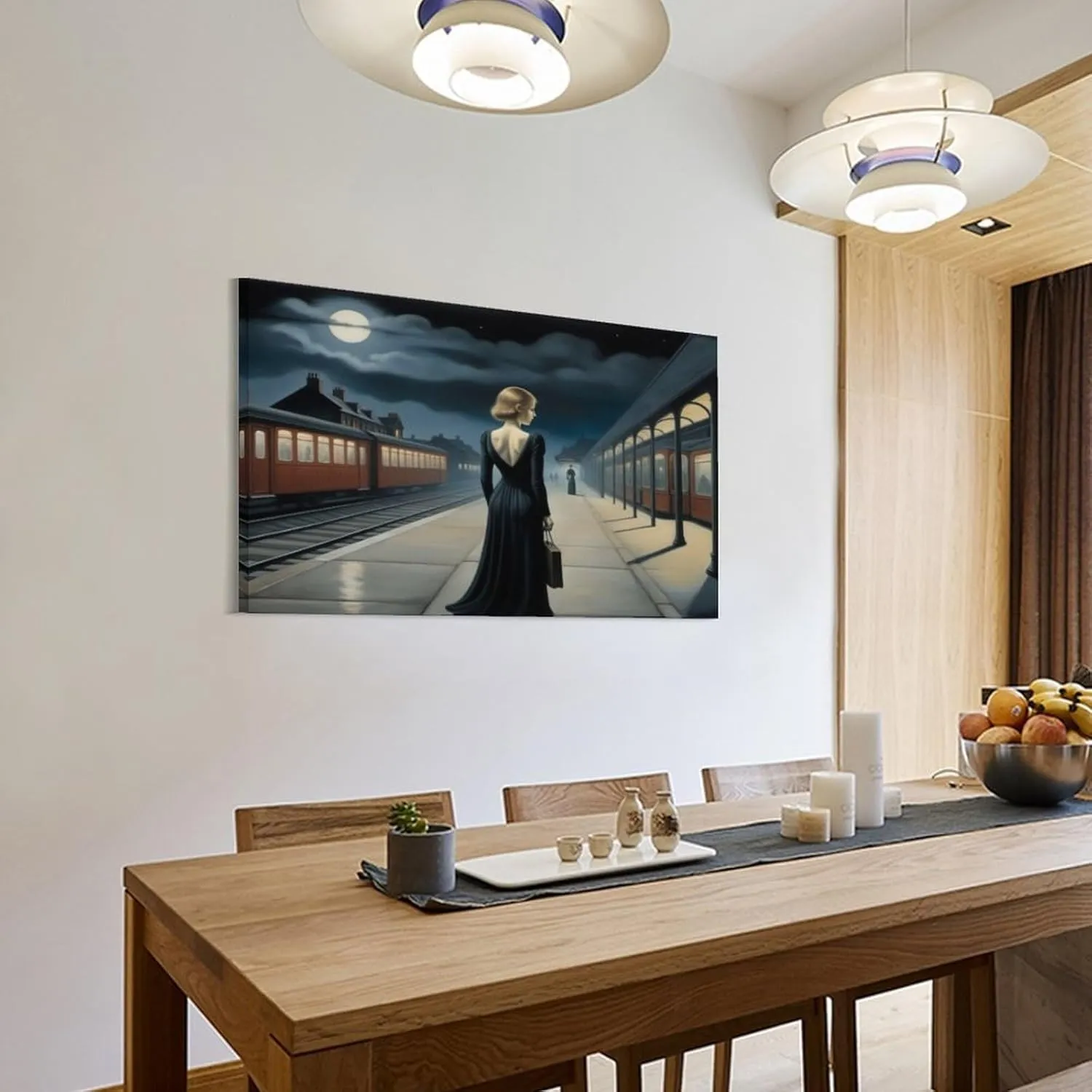 Paul Delvaux Poster Symbolist Painter Surrealist Painter (4) Gifts Canvas Painting Poster Wall Art Decorative Picture Prints Modern Decor Framed-unframed 08x12inch(20x30cm)