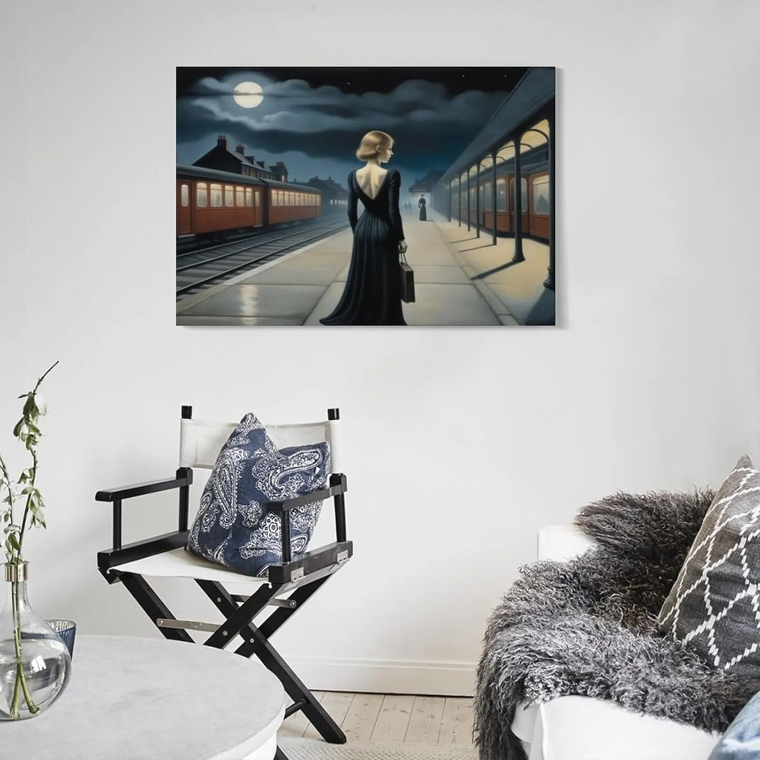 Paul Delvaux Poster Symbolist Painter Surrealist Painter (4) Gifts Canvas Painting Poster Wall Art Decorative Picture Prints Modern Decor Framed-unframed 08x12inch(20x30cm)