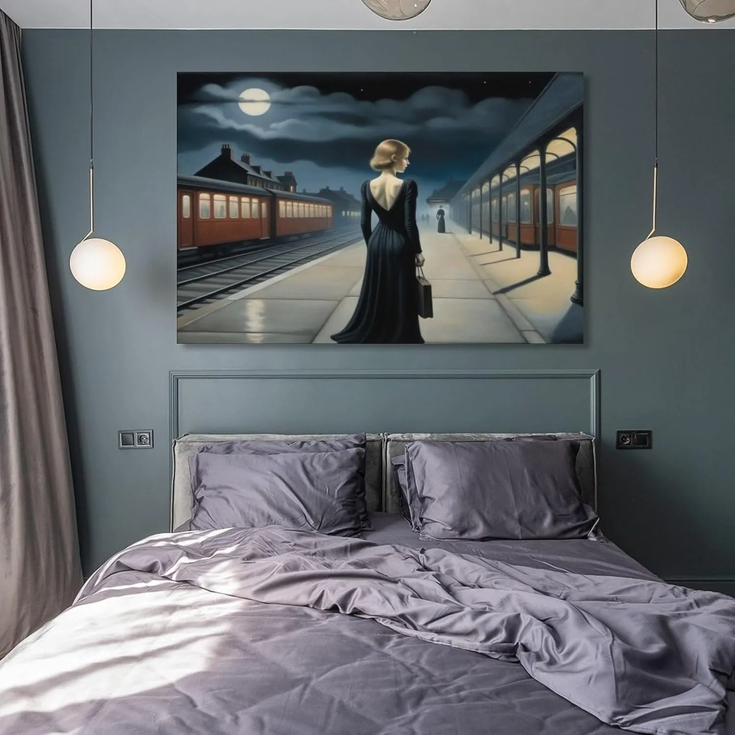 Paul Delvaux Poster Symbolist Painter Surrealist Painter (4) Gifts Canvas Painting Poster Wall Art Decorative Picture Prints Modern Decor Framed-unframed 08x12inch(20x30cm)