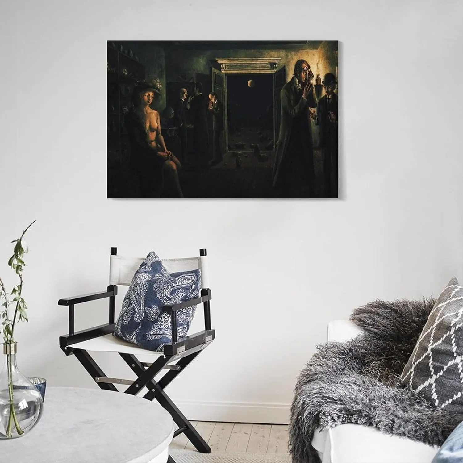 Paul Delvaux Posters Print (8) Room Aesthetic Poster Print Art Wall Painting Canvas Posters Gifts Modern Bedroom Decor 08x12inch(20x30cm)