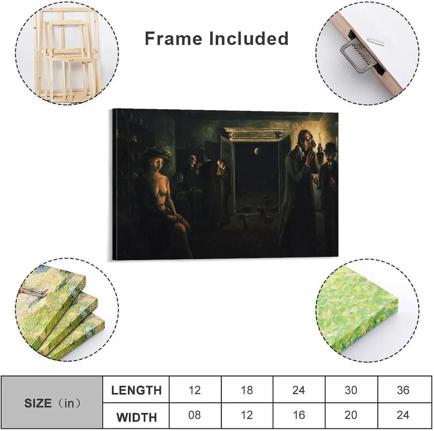 Paul Delvaux Posters Print (8) Room Aesthetic Poster Print Art Wall Painting Canvas Posters Gifts Modern Bedroom Decor 08x12inch(20x30cm)