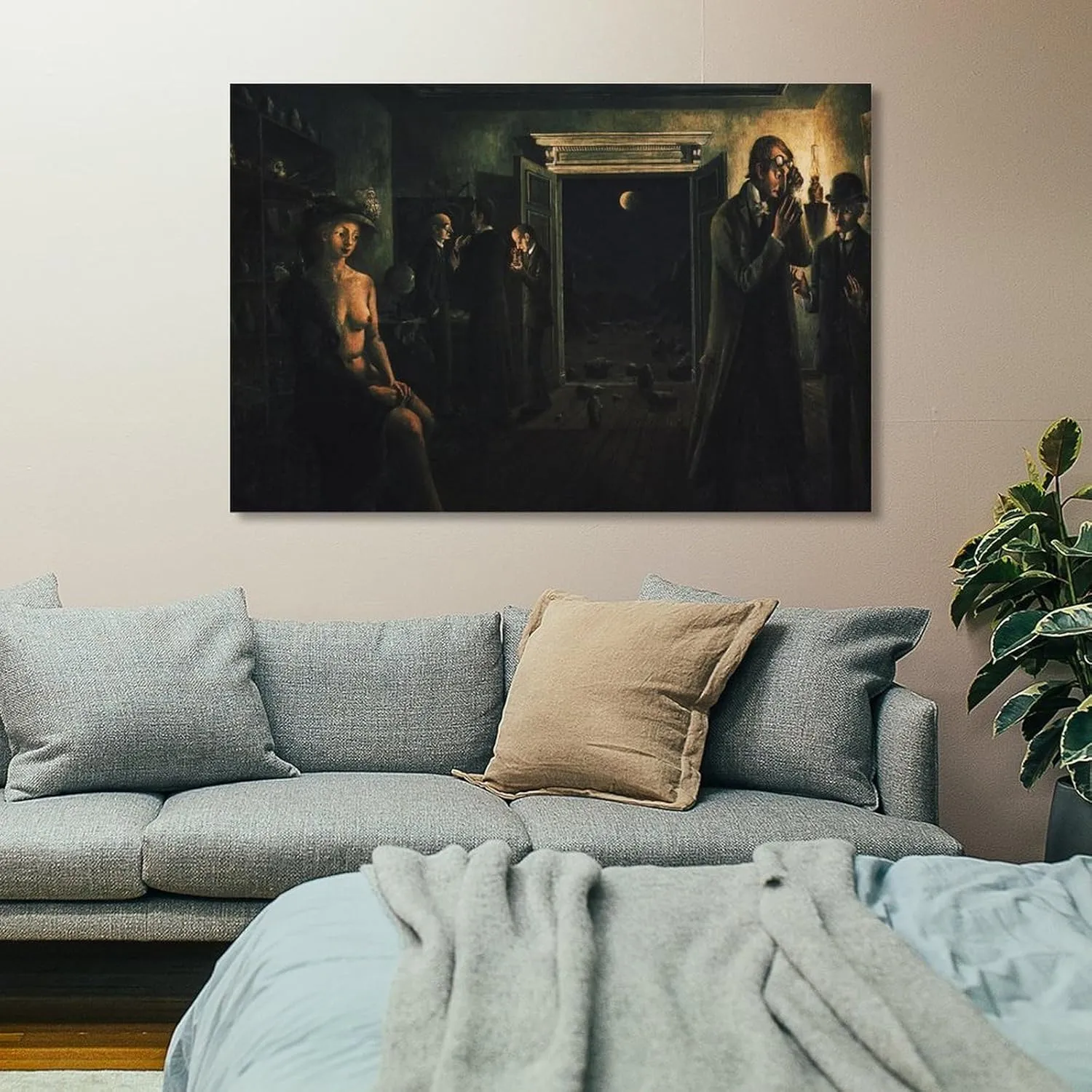 Paul Delvaux Posters Print (8) Room Aesthetic Poster Print Art Wall Painting Canvas Posters Gifts Modern Bedroom Decor 08x12inch(20x30cm)