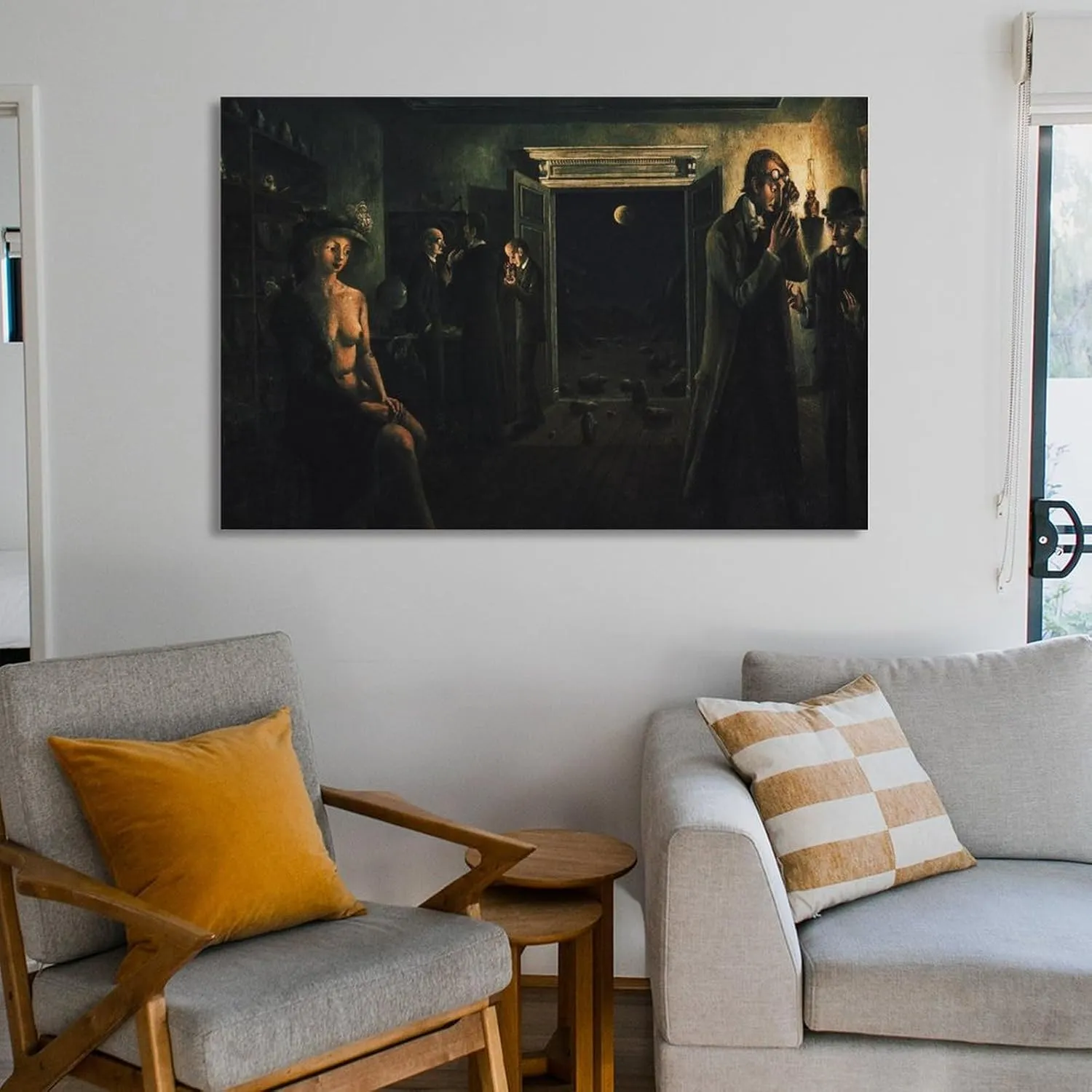 Paul Delvaux Posters Print (8) Room Aesthetic Poster Print Art Wall Painting Canvas Posters Gifts Modern Bedroom Decor 08x12inch(20x30cm)