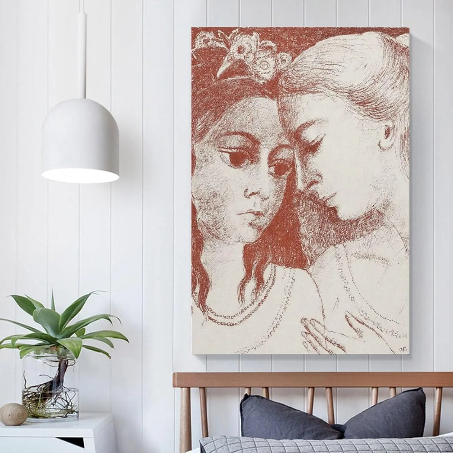 Paul Delvaux Posters Print SECRETS Room Aesthetic Poster Print Art Wall Painting Canvas Posters Gifts Modern Bedroom Decor 16x24inch(40x60cm)