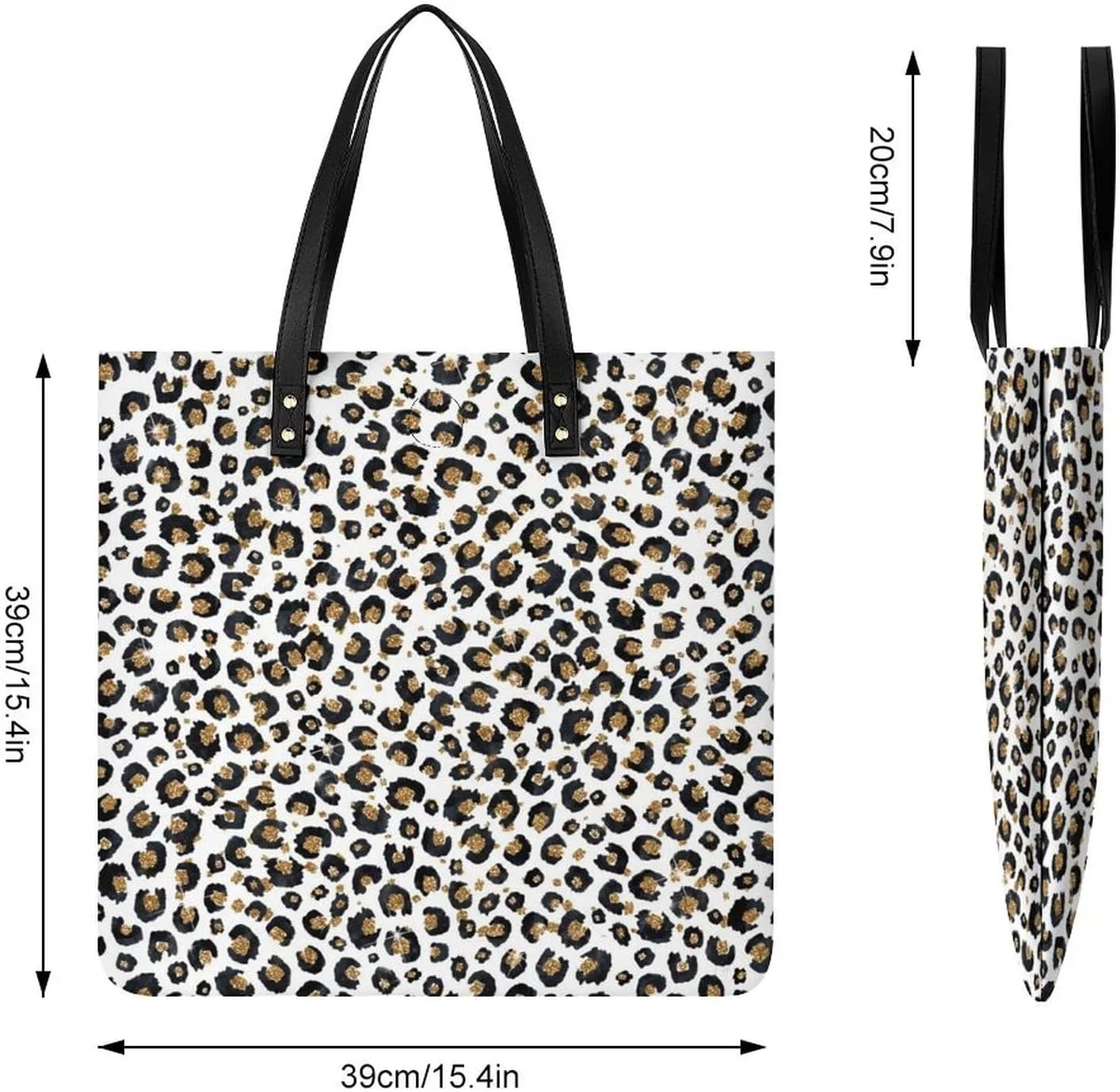 Penguin Bird Fashionable All Printed Leather Handbag Unisex