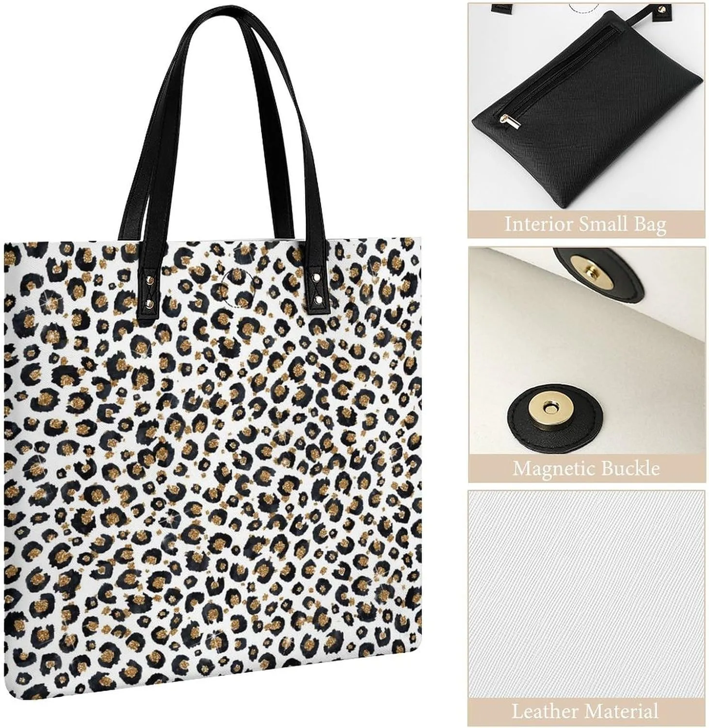 Penguin Bird Fashionable All Printed Leather Handbag Unisex