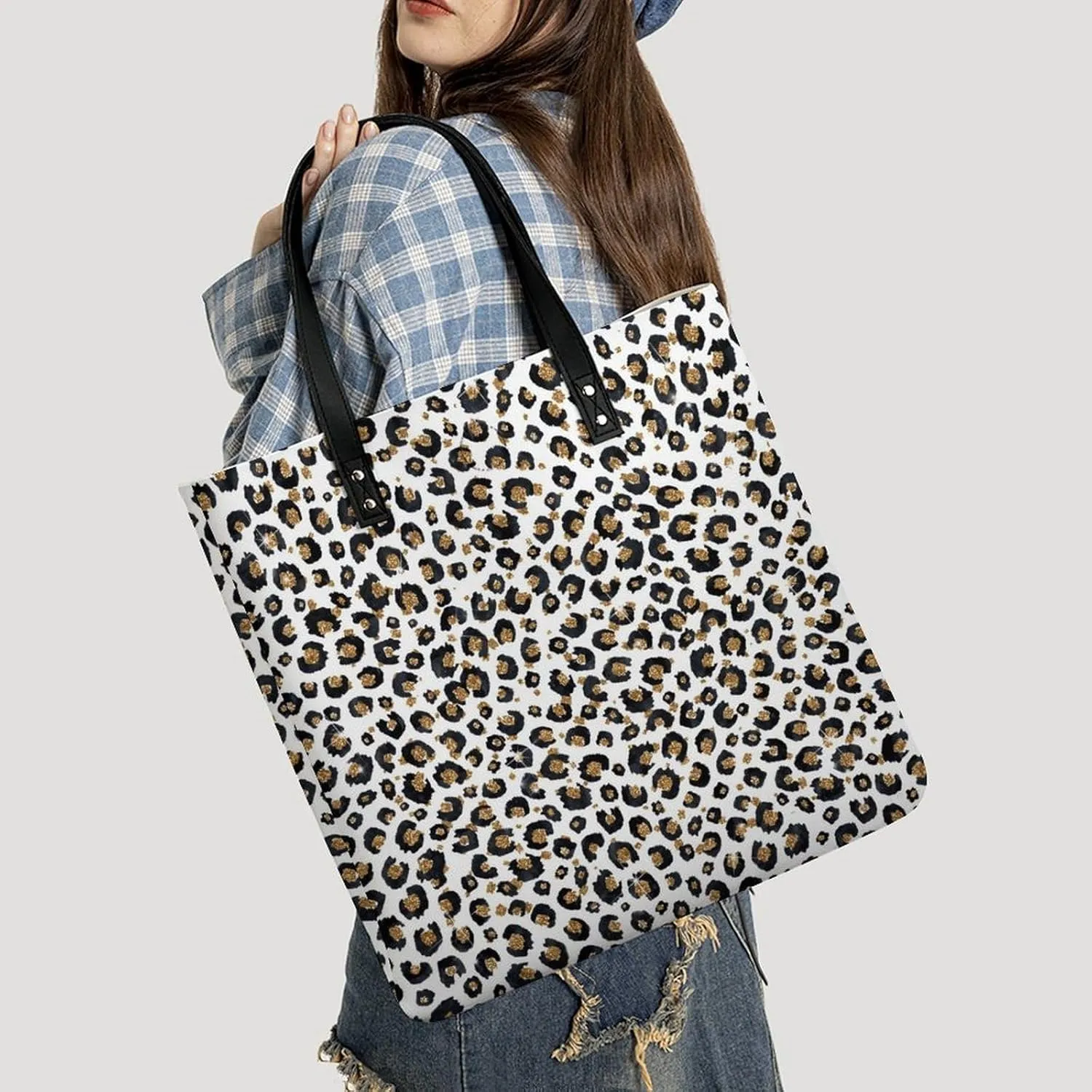 Penguin Bird Fashionable All Printed Leather Handbag Unisex
