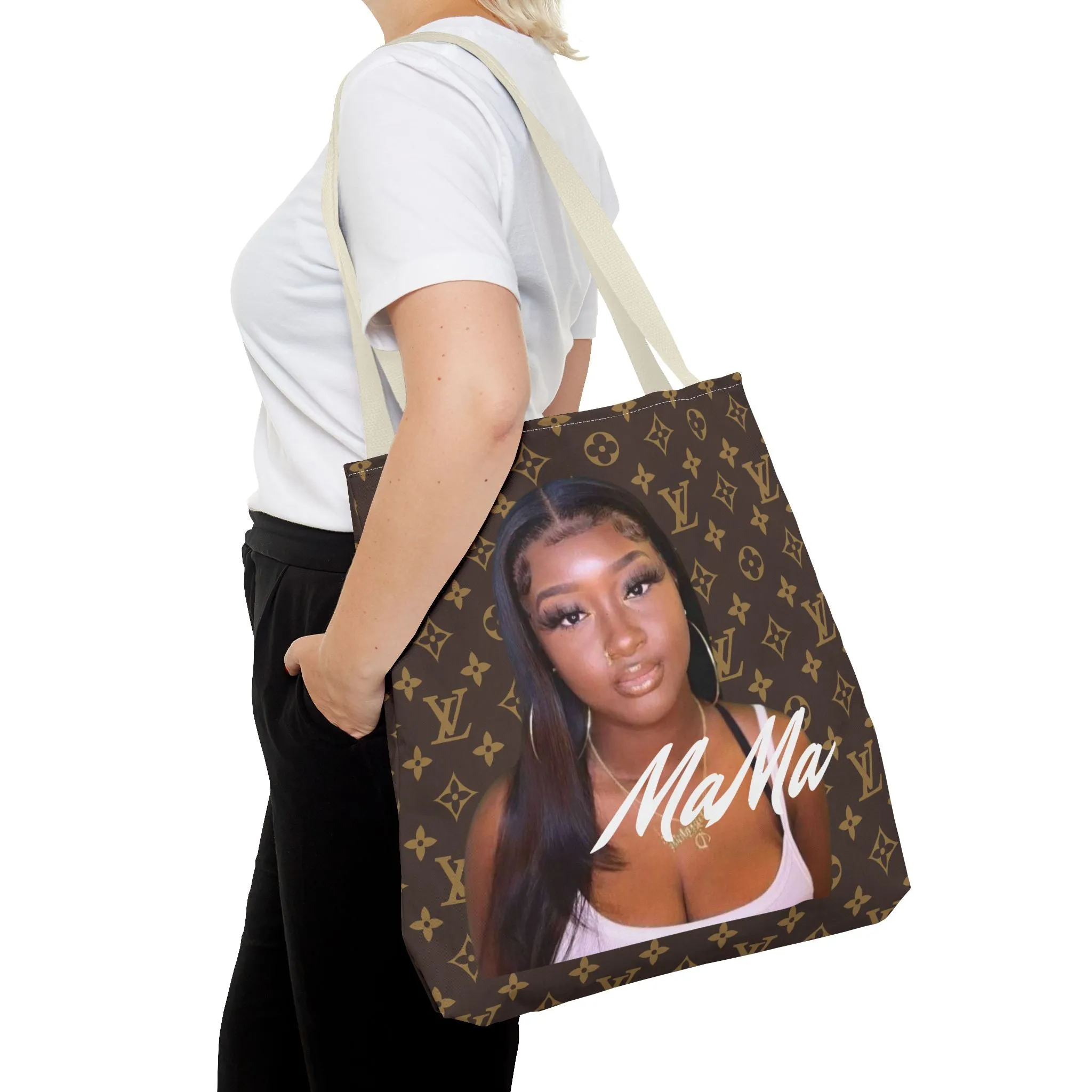Personalized Fashion Tote Bag - Stylish MaMa Design