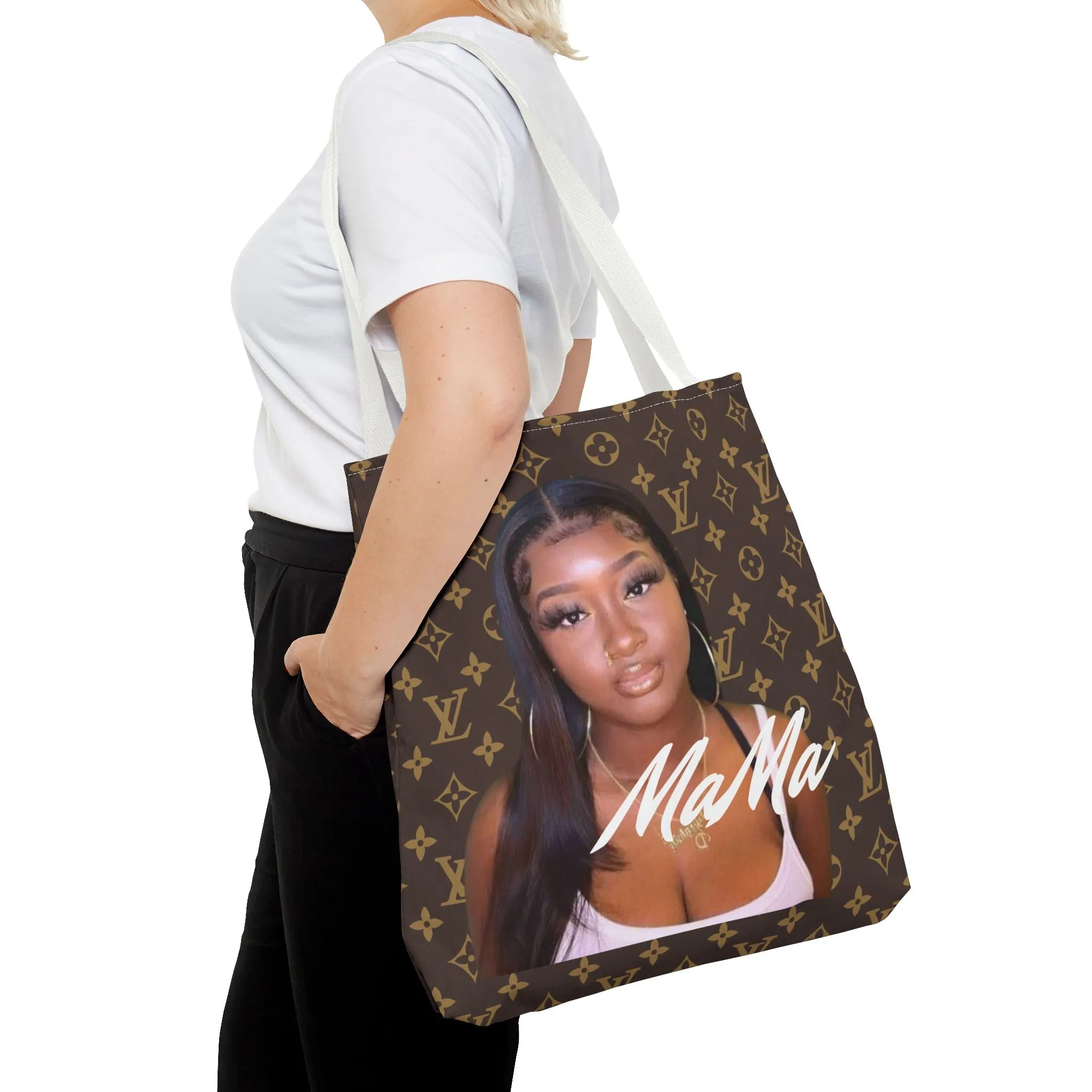 Personalized Fashion Tote Bag - Stylish MaMa Design