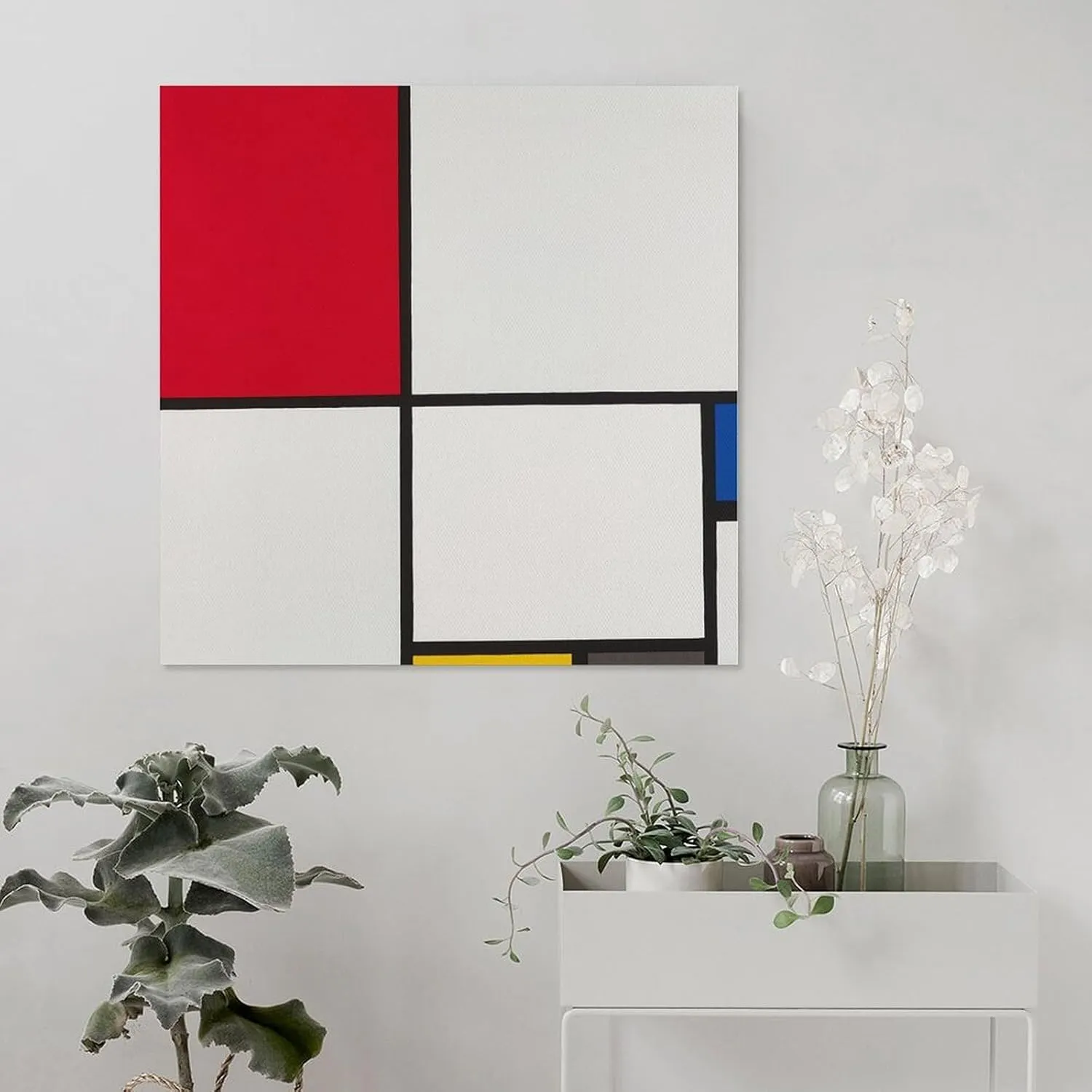 Piet-Mondrian-G-226-Ohne-Titel E8ad1d2871 Canvas Poster Wall Art Picture Prints Hanging Photo Decor Home Posters Artworks 28x28inch(70x70cm)