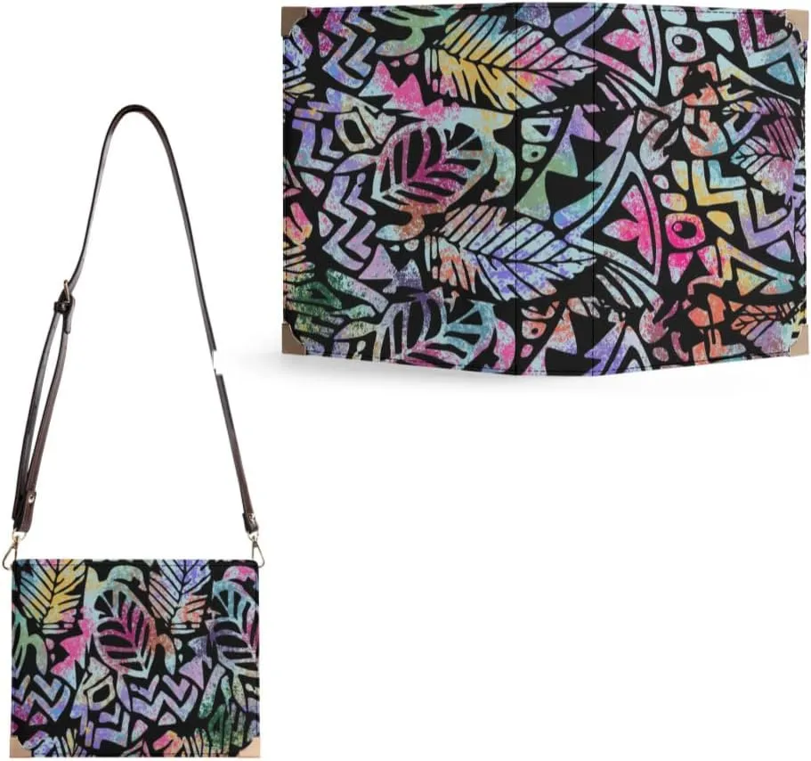 Polynesian Women'S Crossbody Bag Custom Vintage Art Book Storage Bag Party Custom Temperament Women'S Bag