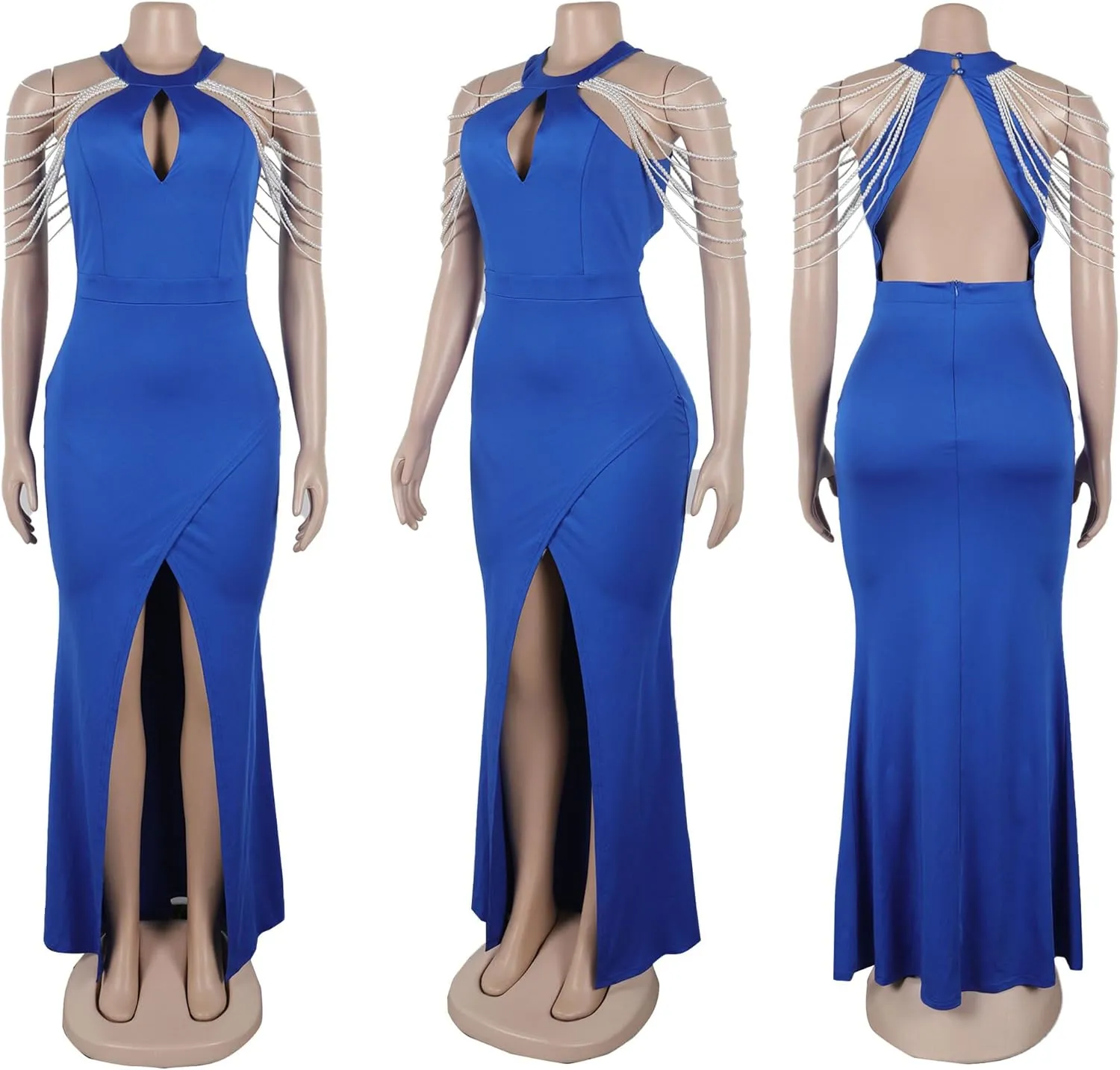 PORRCEY Women's Sexy Elegant Sparkly Sequins Evening Dress Party Club Night Outfits