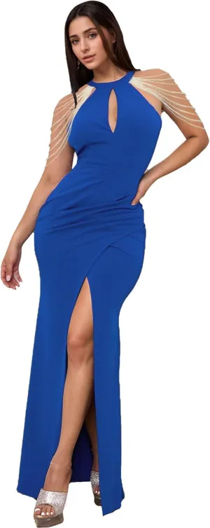 PORRCEY Women's Sexy Elegant Sparkly Sequins Evening Dress Party Club Night Outfits