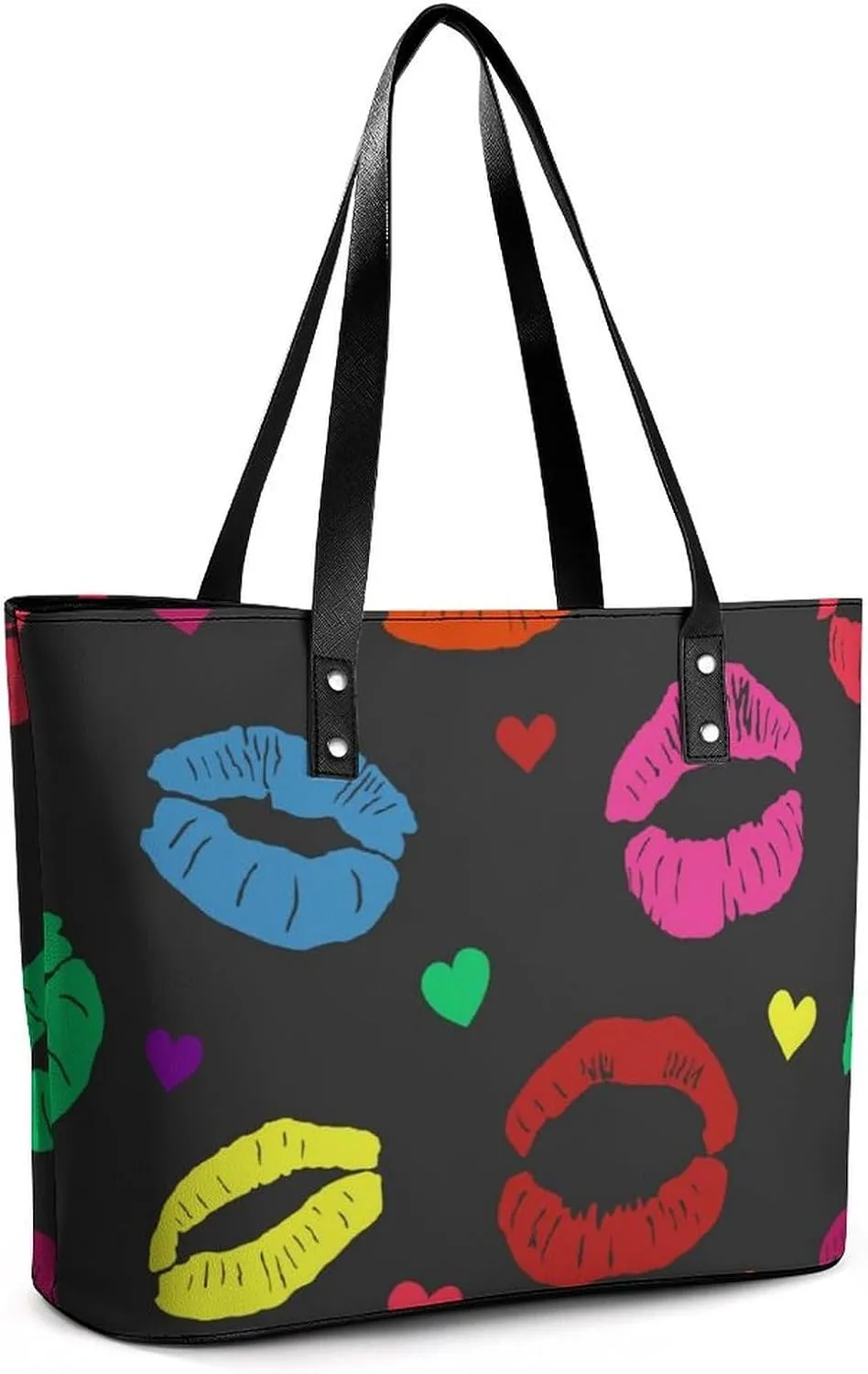 PU Leather Shoulder Bag for Women Casual Tote Handbag Large Shoulder Bag Work Fashion Women Purse Shopping Bag