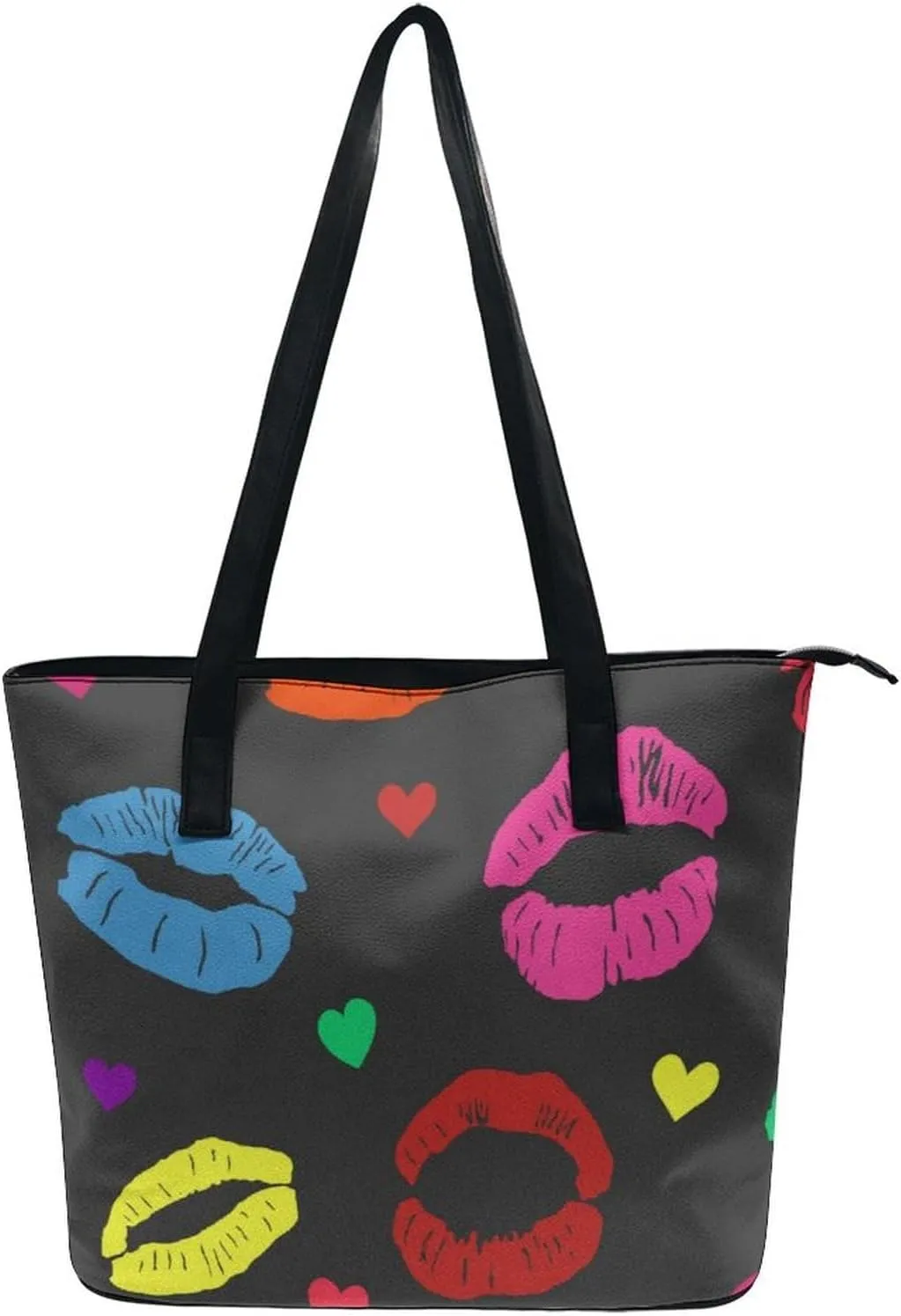 PU Leather Shoulder Bag for Women Casual Tote Handbag Large Shoulder Bag Work Fashion Women Purse Shopping Bag