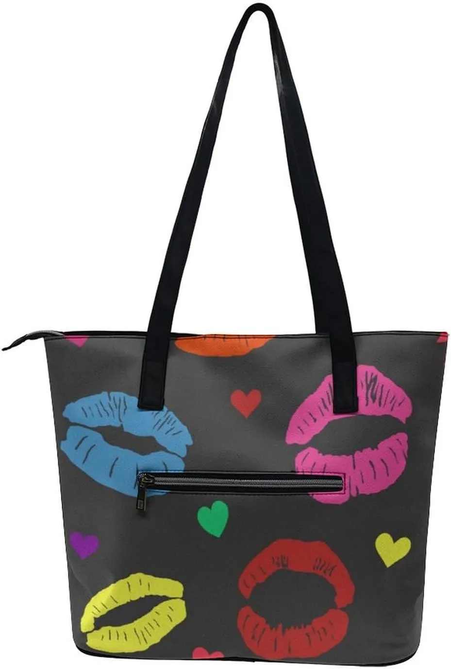 PU Leather Shoulder Bag for Women Casual Tote Handbag Large Shoulder Bag Work Fashion Women Purse Shopping Bag