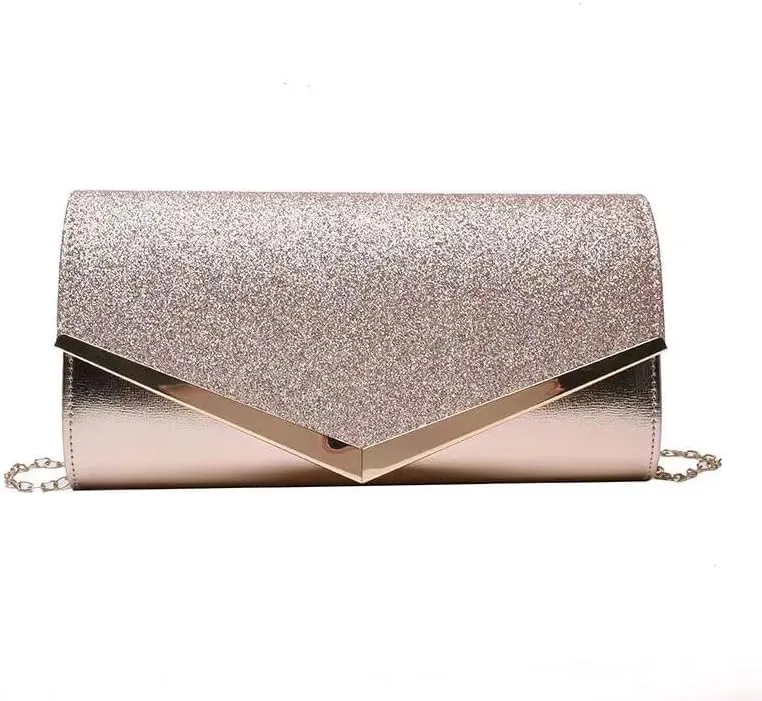 PU Leather Square Evening Bag Women Versatile Clutch Purses