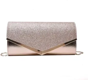 PU Leather Square Evening Bag Women Versatile Clutch Purses