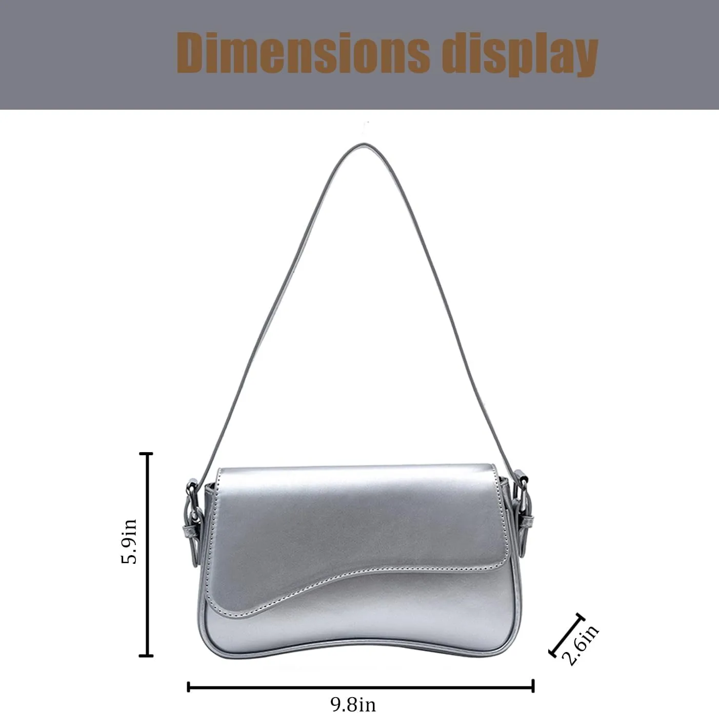 PU Leather Tote Bag for Women with 2 Removable Straps and Zipper Closure