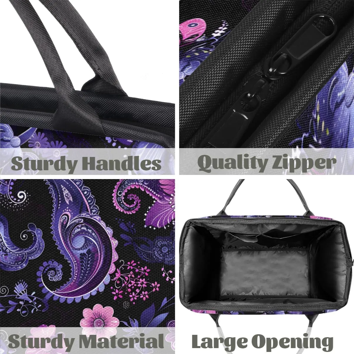 Purple Pink Abstract Paisley Weekender Overnight Bag for Women Waterproof Carry On Travel Duffle Bags with Pocket Lightweight Sports Gym Tote Bag Large Luggage Workout Personal Item Hospital Bags
