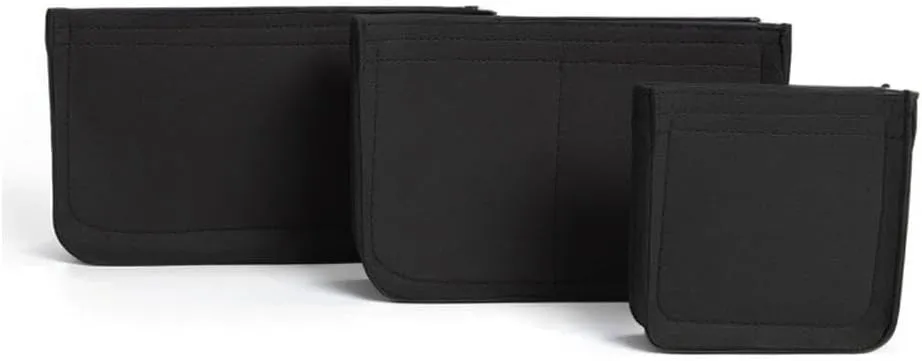 Purse Insert Organizer for Evelyne 16 Bags,Premium Purse Felt Insert (Black, For Evelyne 16)
