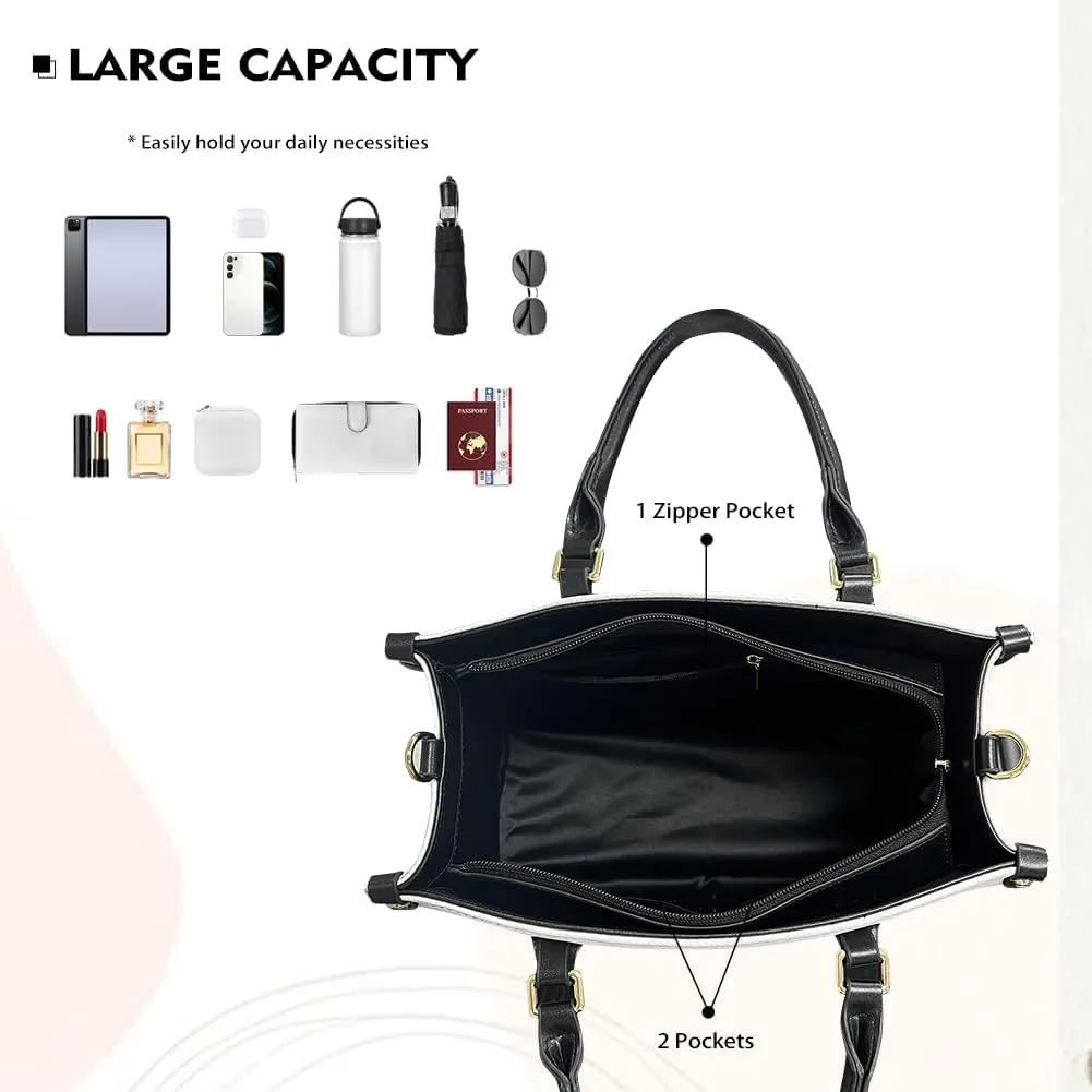 Purses and Handbags for Women, Top Handle Shoulder Tote Bag Leather Satchel Crossbody Bag for Travel Work