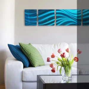 "Gulfstream" Modern Abstract Metal Wall Art Sculpture Painting Decor