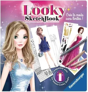 Ravensburger – Looky Sketch Book – Evening dresses – Creative leisure – Fashion drawing – Fashion design – Relaxing and creative activity – From 6 years old – 18082 – French version